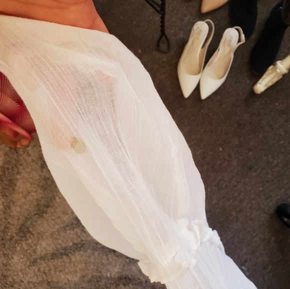 White 70s White Maxi Dress - Picture 4 of 4